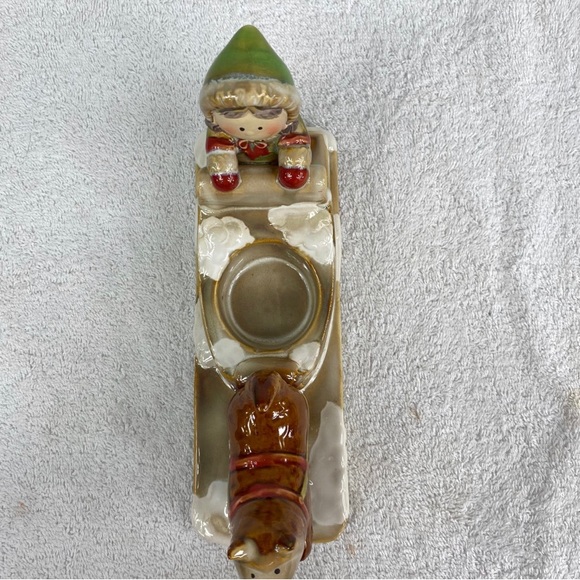 Yankee Candle Ronnie Walker “Eskimo Sleigh Dog Tea Light” Holder - Picture 7 of 11